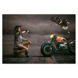 plakaty-185x125-motocykl-i-dziewczyna