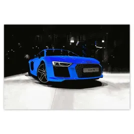 plakaty-200x135-niebieskie-audi-audica-r8