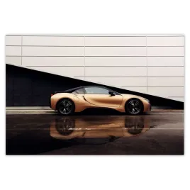 plakaty-200x135-zlote-bmw-samochod-auto