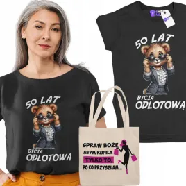 koszulka-na-50-urodziny-damska-50-lat-prezent-dla-zony-torba-gratis-r-xxl