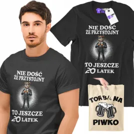 prezent-na-20-urodziny-koszulka-nie-dosc-ze-przystojny-t-shirt-meski-torba
