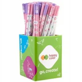 olowek-trojkatny-2b-pearl-flower-72szt-w-kubku