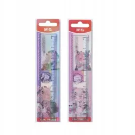 linijka-plastik-manga-pink-fantasy-15cm-mix-mandg