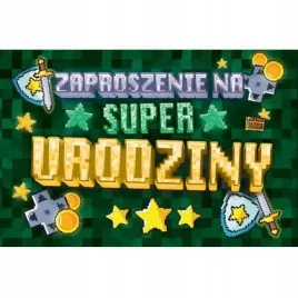 zaproszenie-urodziny-zay-mini-10szt