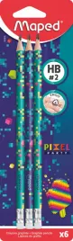 olowek-z-gumka-pixel-hb-blister-6-szt