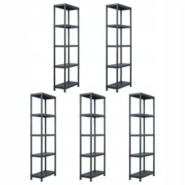 vidaxl-regaly-magazynowe-5-szt-czarne-125-kg-60x30x180-cm