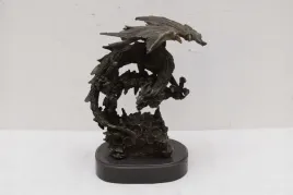 orly-atakujace-smoka-orzel-smok-figura-z-brazu