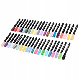 mazaki-pisaki-markery-flamastry-cienkopisy-akrylowe-decotime-jasne-40-szt