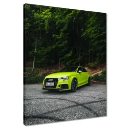 obrazy-40x50-limonkowe-audi-auto