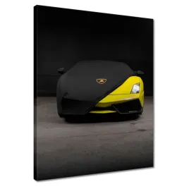 obrazy-40x50-zolte-sportowe-auto