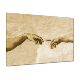 obrazy-100x70-stworzenie-adama-sepia