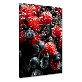 obrazy-60x90-borowki-i-maliny-woda