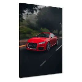obrazy-60x90-czerwone-audi-samochod
