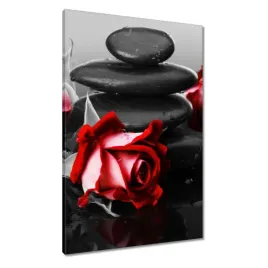 obrazy-60x90-czerwone-roze-kamienie
