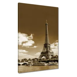 obrazy-60x90-fotka-wiezy-eiffla-sepia