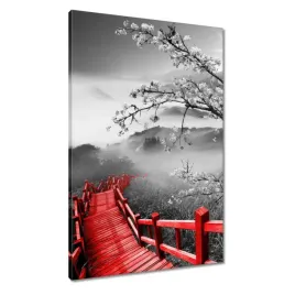 obrazy-60x90-kwitnaca-wisnia-japonia