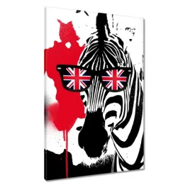 obrazy-60x90-zebra-punk-star-okulary