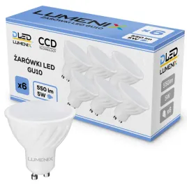 6x-zarowka-led-gu10-550lm-5w-ccd-zimna