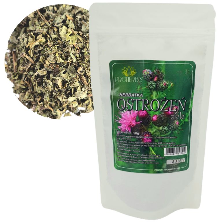 Ostrożeń warzywny czarcie żebro 50g 100% ziele cięte naturalne wsparcie ...