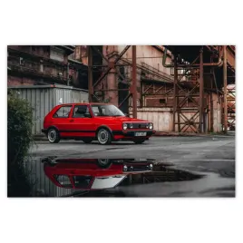 plakaty-60x40-vw-golf-dwojka-2-ii-gtd