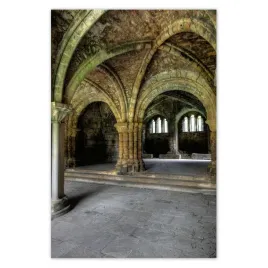 plakaty-80x120-wnetrze-zamku-kolumny-i-luki-architektoniczne