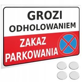 tablica-tabliczka-zakaz-parkowania-teren-prywatny-uwaga-biala-pcv-32x22cm