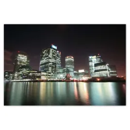 plakaty-60x40-oswietlone-wiezowce-w-londynie