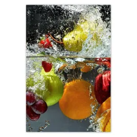 plakaty-80x120-owoce-wpadajace-do-wody