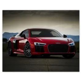 plakaty-50x40-czerwone-audi-quattro