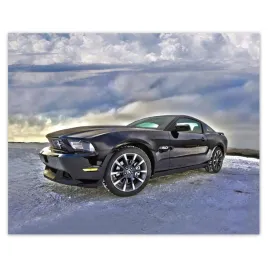 plakaty-50x40-ford-mustang-na-sniegu-samochod-klasyk-made-in-usa