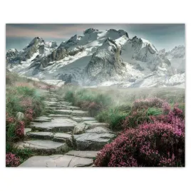 plakaty-50x40-gorski-widok-pejzaz-mgla