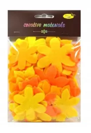kwiatki-z-filcu-tonacja-zolto-pomaranczowa-60szt