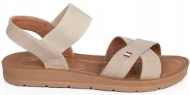 8783-bezowe-damskie-lekkie-sandaly-klapki-na-gumki-37