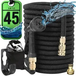 ogrodowy-waz-45m-dlugi-rozciagliwy-zlaczki-pistolet-hak-zestaw