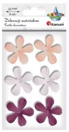 kwiaty-materialowe-pianka-3d-45mm-mix-6szt