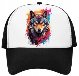 czapka-z-daszkiem-trucker-z-siatka-wilk-kolorowy-modna-one-size