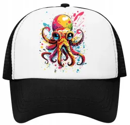 czapka-z-daszkiem-trucker-z-siatka-kolorowa-osmiornica-modna-one-size