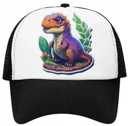 czapka-z-daszkiem-wakacyjna-trucker-z-siatka-dinozaur-kolorowy-one-size