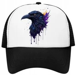 czapka-z-daszkiem-wakacyjna-trucker-z-siatka-ptak-kruk-one-size