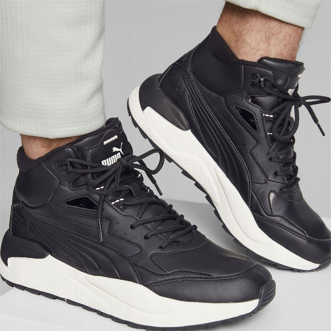 Buty męskie zimowe Puma X-Ray Speed Mid WTR r.45 Czarne