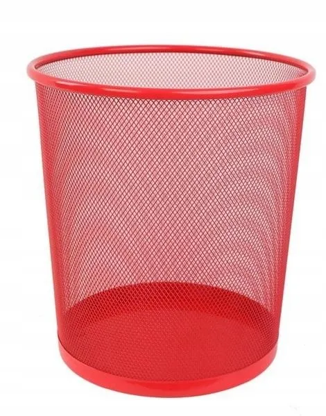 kosz-okragly-maly-czerwony