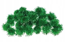 pompony-zielone-metaliczne-20mm-40szt