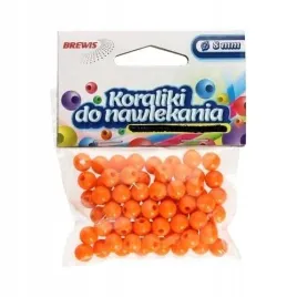 koraliki-do-nawlekania-pomarancz-sznurek-8mm-16g