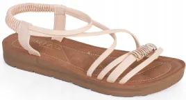 8781-bezowe-damskie-lekkie-sandaly-klapki-gumka-41