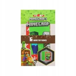 zaproszenia-z-kopertami-minecraft-6szt