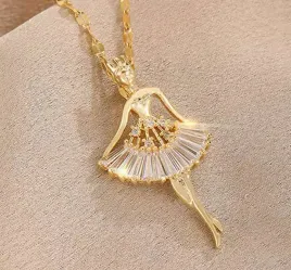 naszyjnik-wisiorek-z-baletnica-ballerina-baletnica-zlota-prezent