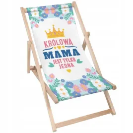 lezak-krolowa-mama-pomysl-na-prezent-dzien-mamy-drewniany-ogrodowy-plazowy