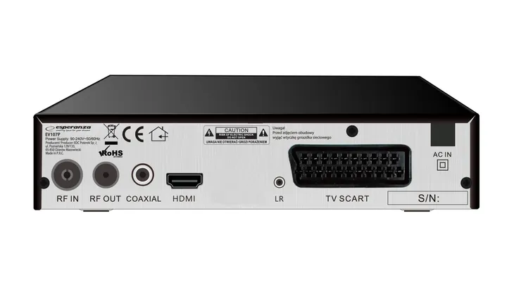tuner-dvb-t2-esperanza-ev107r-waga-produktu-0-29-kg