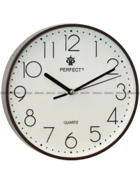 zegar-scienny-perfect-fx-5814-brazowy-23-cm