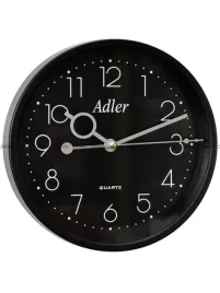 zegar-scienny-adler-ma17-black-23-cm-plynaca-wskazowka